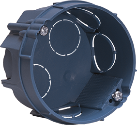 BOITE D'APPAREILLAGE MACONNERIE 1 POSTE Ø  65 mm, PROF 40 mm EUR'OHM