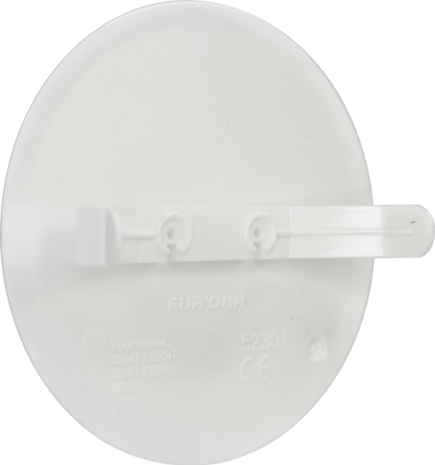 COUVERCLE POUR BOITES DE COMBLES, FIXATION A CLIPS Ø 80mm EUR'OHM
