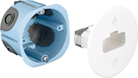 BOITE D'APPLIQUE DCL AIR'METIC Ø 54 mm EUR'OHM