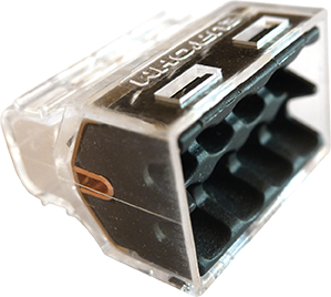 BORNE TRANSPARENTE 8 ENTREES GRISE EUROHM