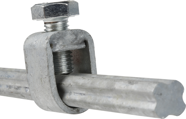 PIQUET DE TERRE GALVA 85µm, CRUCIFORME Ø 15,5 mm  1,5 METRES EUR'OHM