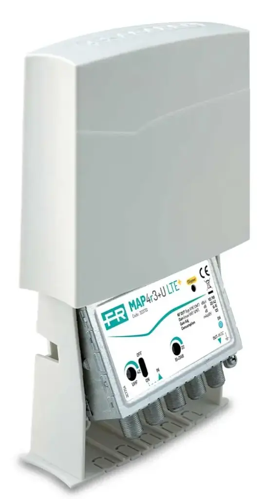 PREAMPLI UHF 27-42dB 1 ENTREE LTE700 NORME RED REGLABLE FRACARRO