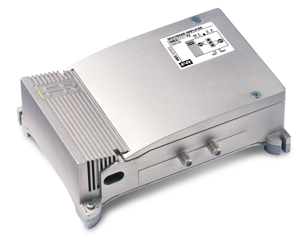 AMPLIFICATEUR MULTIBANDE FM/BIII+DAB/UHF1/UHF2 43dB FRACARRO