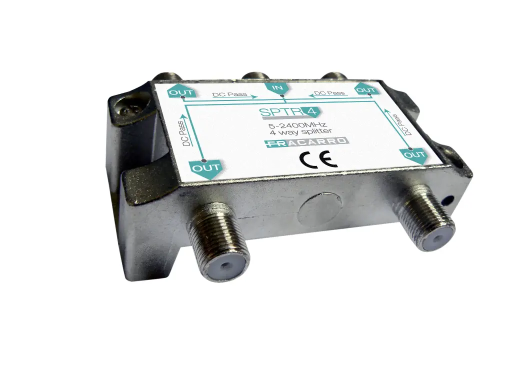 Répartiteur 4 VOIES 4 CC - 5 à 2400 Mhz FRACARRO