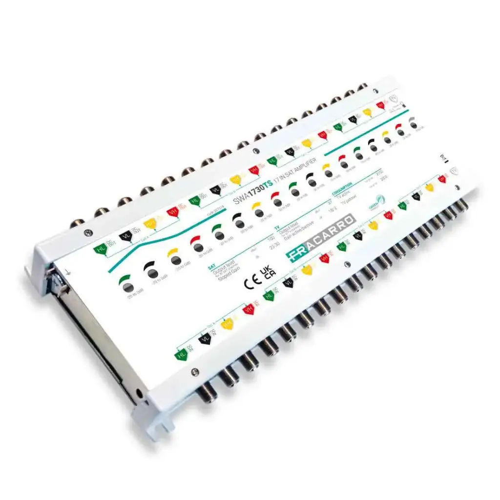 AMPLIFICATEUR DE TETE 17 ENTREES 17 SORTIES 30 dB FRACARRO