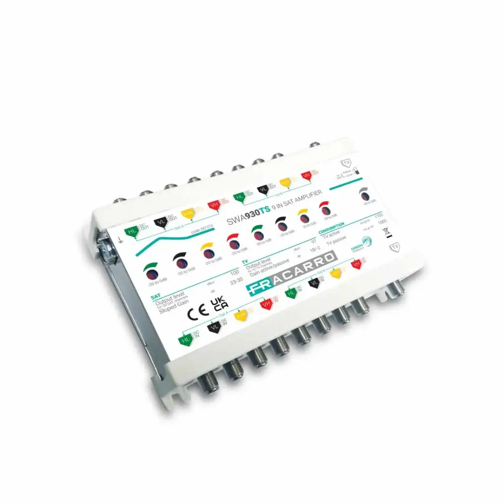 AMPLIFICATEUR DE TETE 9 ENTREES 9 SORTIES 30 dB FRACARRO