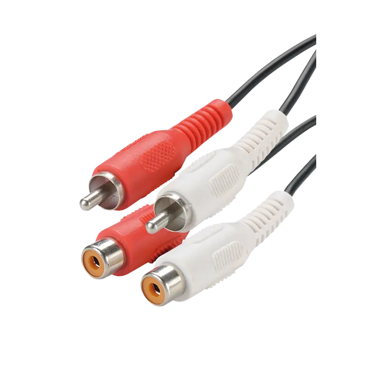 RALLONGE 2 RCA Mâle / Femelle 1.50 M ERARD CONNECT