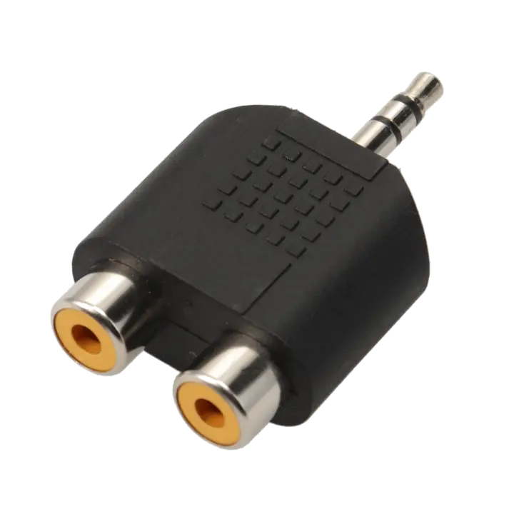 ADAPTATEUR JACK 3.5 mm Mâle / 2 RCA Femelle  ERARD CONNECT