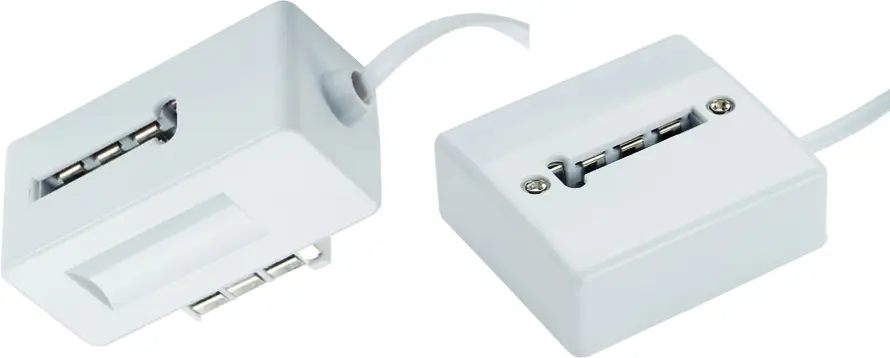 RALLONGE TELEPHONIQUE MURALE - PRISE T GIGOGNE - BLANC 5m 