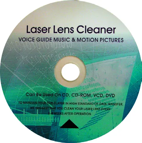 CD/CD ROM DE NETTOYAGE- POUR PLATINES CD ET ORDINATEURS 