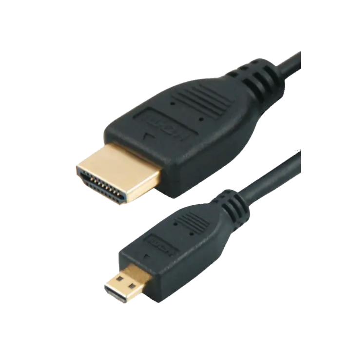 CORDON MICRO HDMI 1.3 NOMADE - Type A Mâle /TYPE D Mâle  1,50 M 