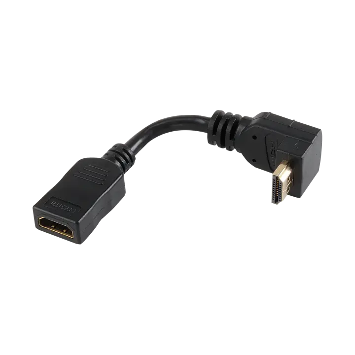 RACCORD HDMI Coudé à 90° Mâle / Femelle PRIVILEGE 15 cm