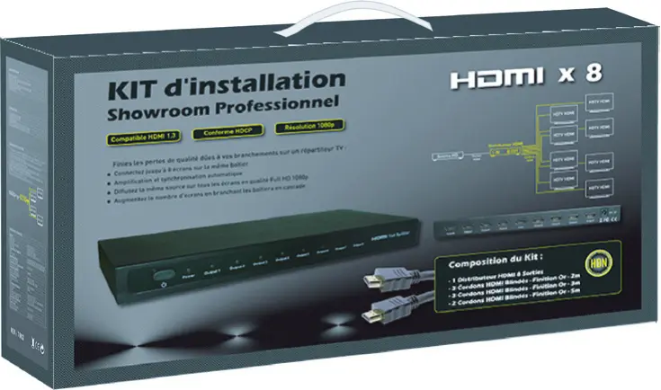 PACK INSTALLATION HDMI 8 TV ERARD CONNECT