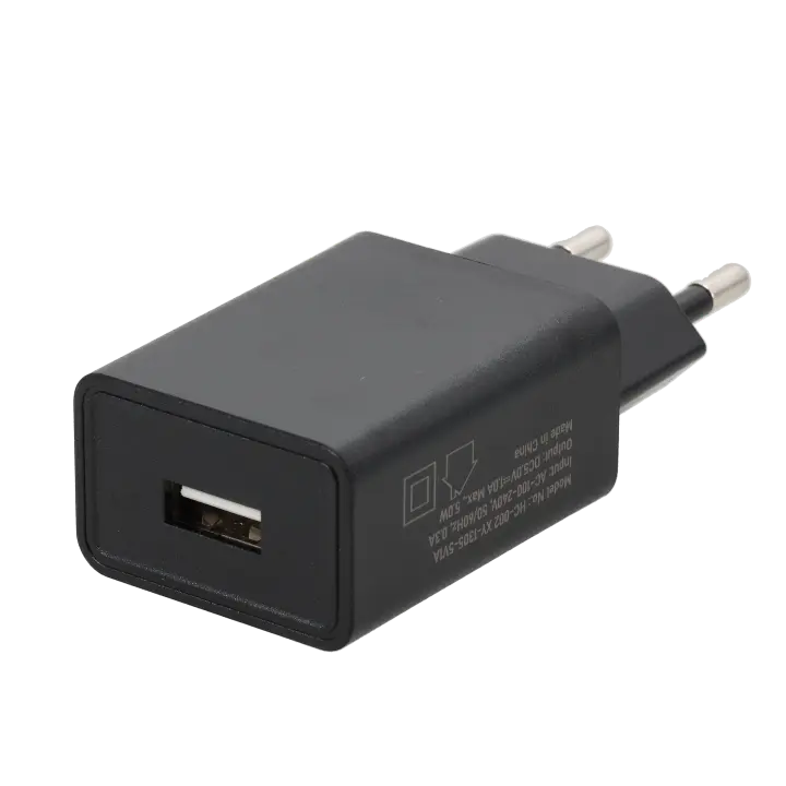 CHARGEUR USB A F - sur Secteur 230V - 5V/1A - noir ERARD CONNECT