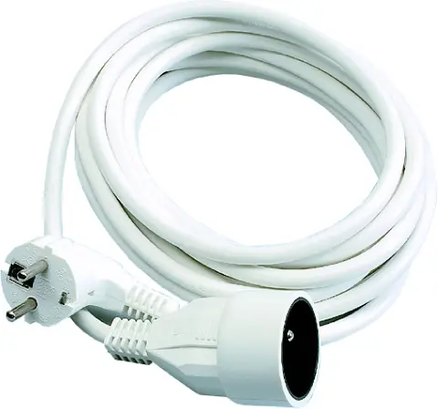 RALLONGE ELECTRIQUE 2 POLES +TERRE 10/16 A- PROTECTION ENFANTS 3 M