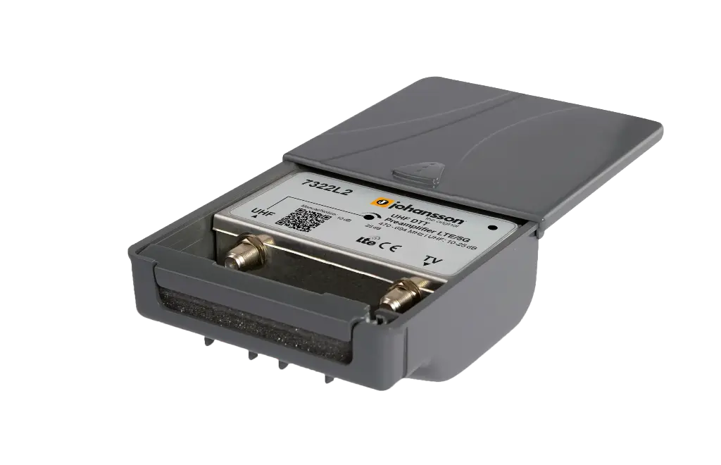 PREAMPLI UHF 21-48 LTE (5G) (10-25 dB) REGLABLE  JOHANSSON