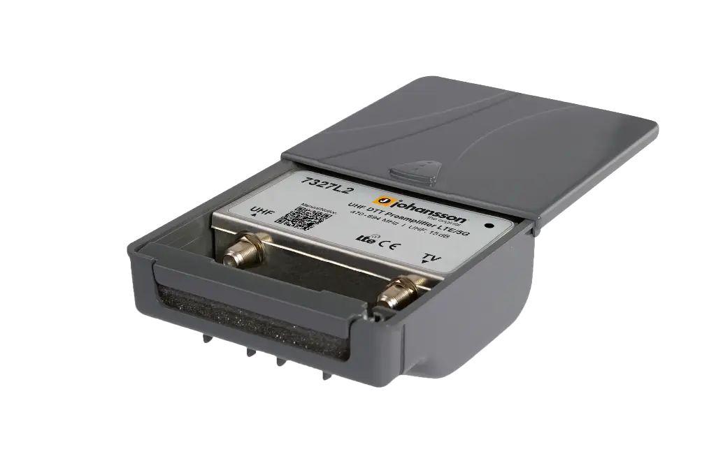 PREAMPLI UHF 21-48 LTE(5G) 15 dB 5-24V JOHANSSON