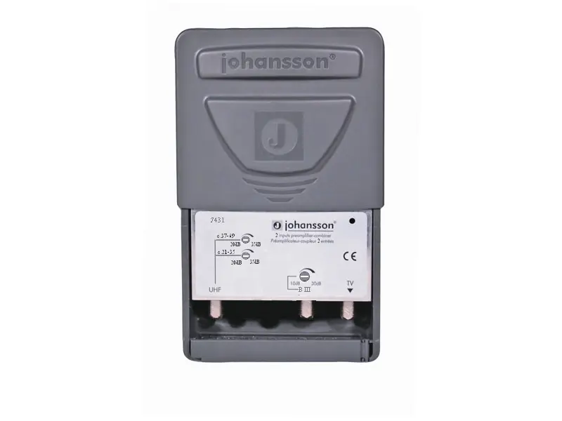 PREAMPLI 2 ENT. BIII (13-28 dB) / 21-35 (20-35 dB) + 37-69 (20-35 dB)