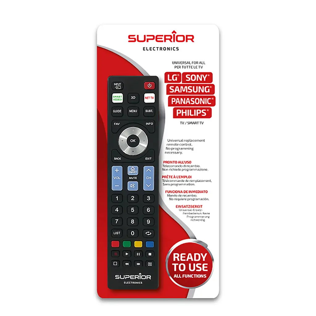 TELECOMMANDE UNIVERSELLE P/TV SAMSUNG, LG, SONY, PANASONIC, PHILIPS