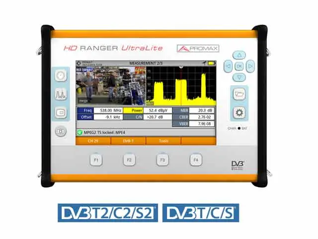 MESUREUR DE CHAMP SAT + TERR. HD COMPACT PROMAX