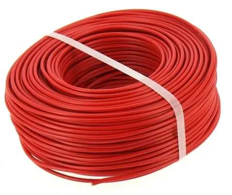 FIL ELECTRIQUE H07V-U 2,5 mm² ROUGE, bobine 100 Mètres -prix au M RCT