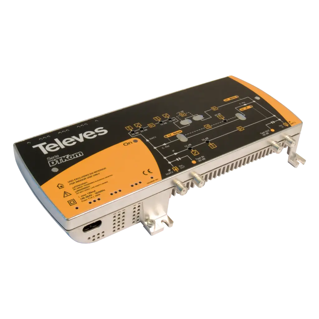 DTKom Push Pull large bande VR5-65, 1 entrée/1 sortie BIS+MATV, 40-53