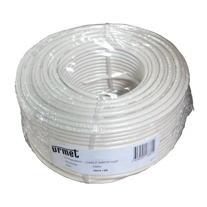CABLE BUS pour INTERPHONE 2Voice - La BOBINE de 100 Mètres URMET