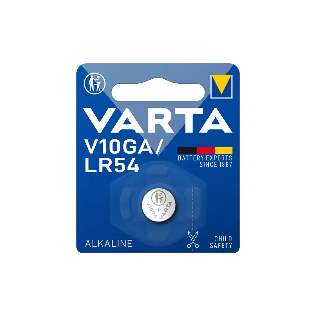 BLISTER 1 PILE ALCALINE V10GA VARTA