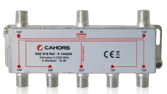 DERIVATEUR 6 VOIES -18 dB CAHORS