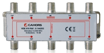 DERIVATEUR 8 VOIES -25dB CAHORS