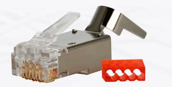 CONNECTEUR RJ45 FTP CAT6A -  1.35/8 TRAVERSANT ELBAC