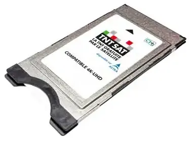 MODULE TV TNTSAT CI+COMPATIBLE 4K-UHD + CARTE D'ACCES SERVIMAT