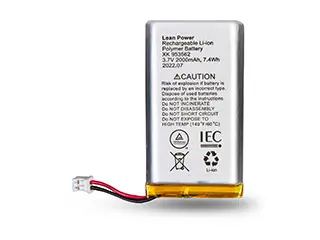 BATTERIE BACK-UP  2Ah, POUR  HUB, HUB2, HUB PLUS, REX, REX2 (2022) "2 PIN" AJAX  