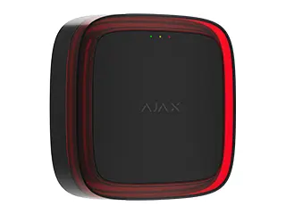 AVERTISSEUR VISUEL (VAD) D'ALARME  INCENDIE TYPE 4 SANS FIL BATTERIE 4x CR123A. NOIR AJAX     