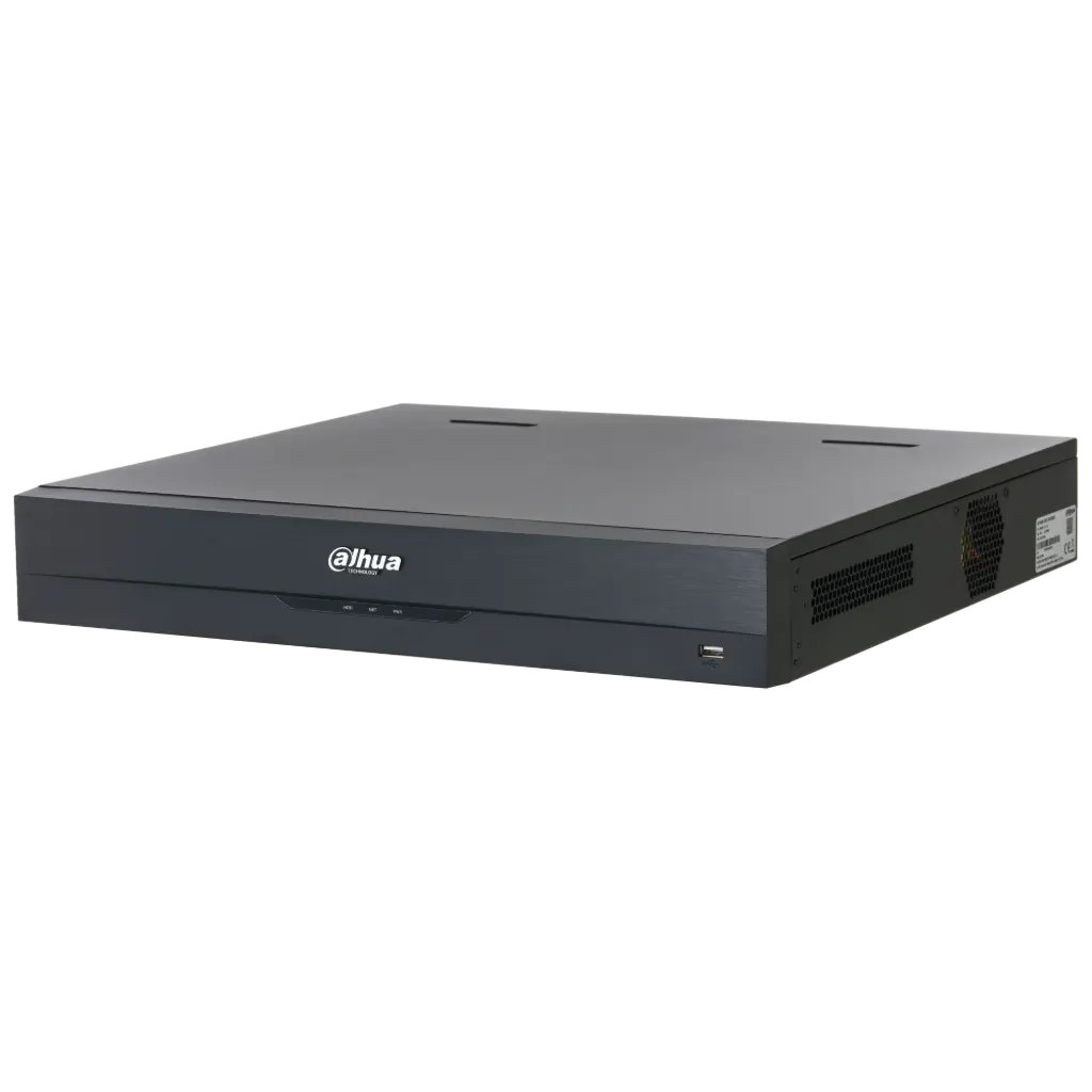 NVR NVR IP - 32 MP - 64 canaux - 16 ports POE - Débit entrant 448 Mbps - WizSense - AcuPick - SMD Plus DAHUA  