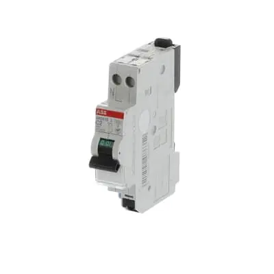 DISJONCTEUR PHASE NEUTRE SN201SL SANS VIS 2 A / 4.5kA (470429) ABB