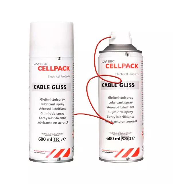 AEROSOL LUBRIFIANT DE TIRAGE "CABLE GLISS" 400ml CELLPAC