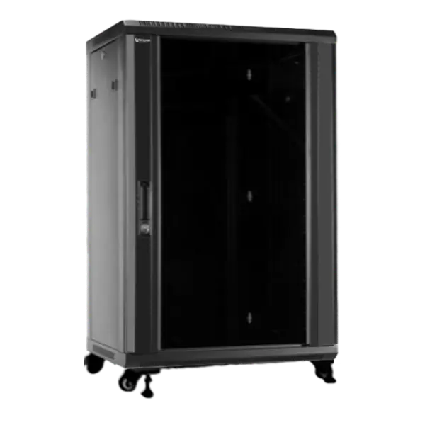 BAIE DE BRASSAGE 19" 15U MONTEE 600x600x855mm TECLINK