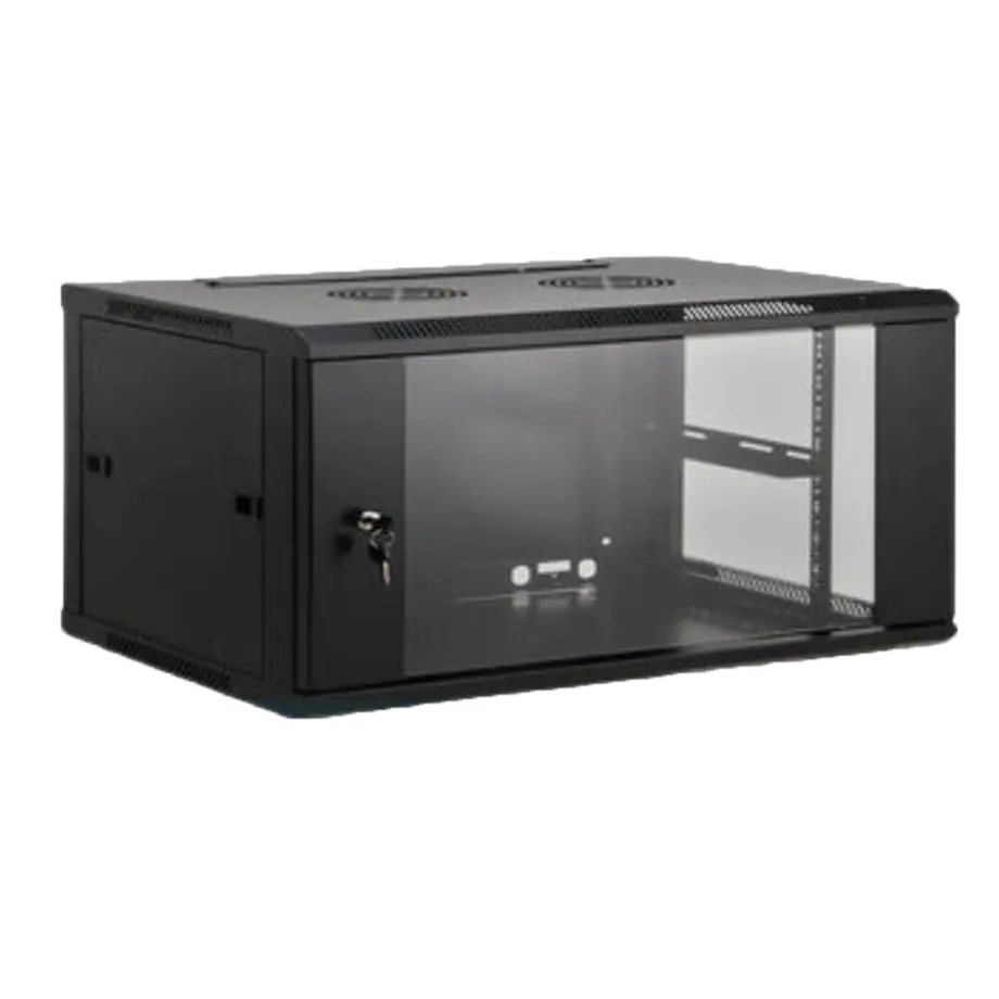 COFFRET MURAL FIXE 19" 6U PROFONDEUR 600 x L600 x H370mm DEMONTEE