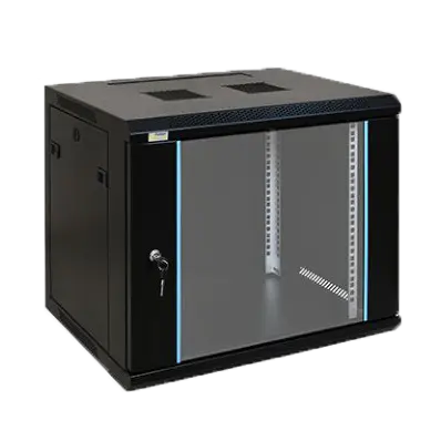 COFFRET MURAL FIXE 19" 9U PROFONDEUR 450 x L600 x H501mm CHARGE 60KG 