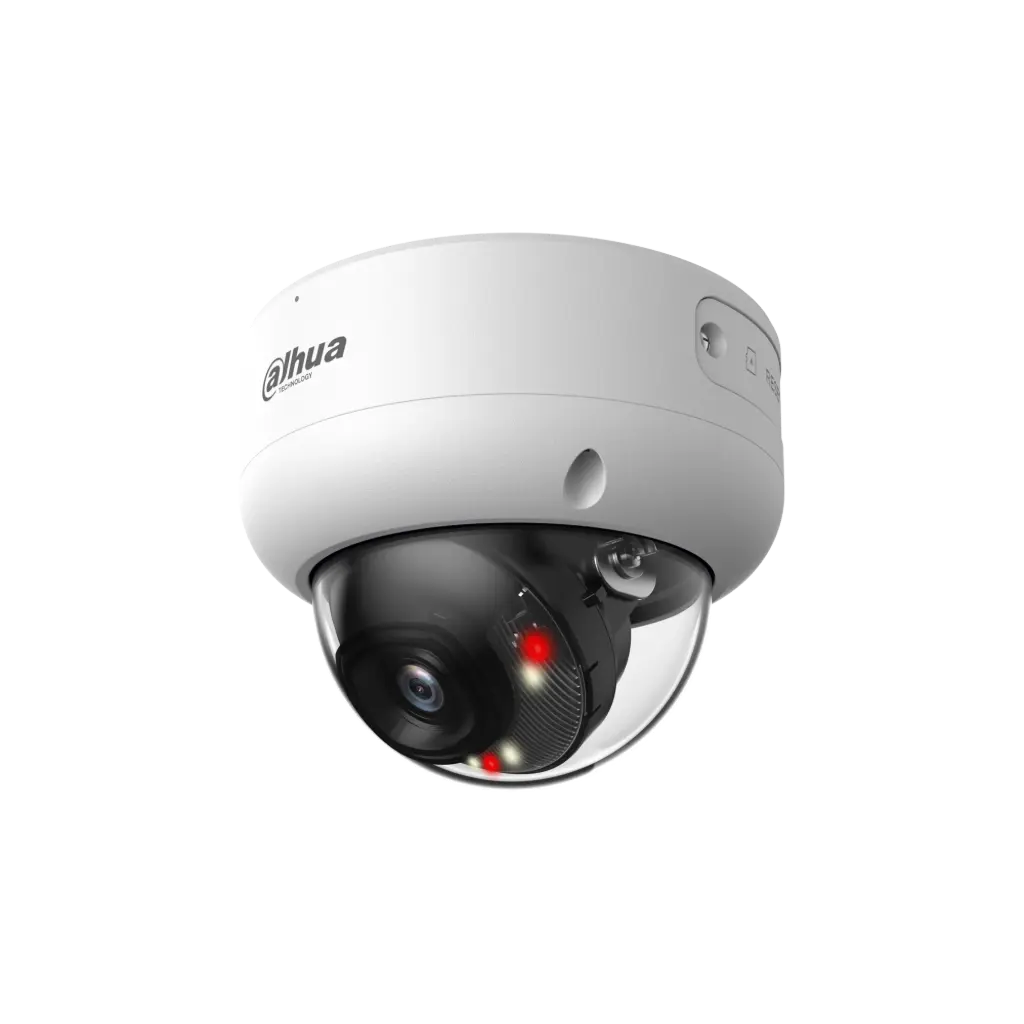 CAMERA DOME IP AV 4MP 2.8mm IR40M POE SMART DUAL LIGHT WIZSENSE DAHUA