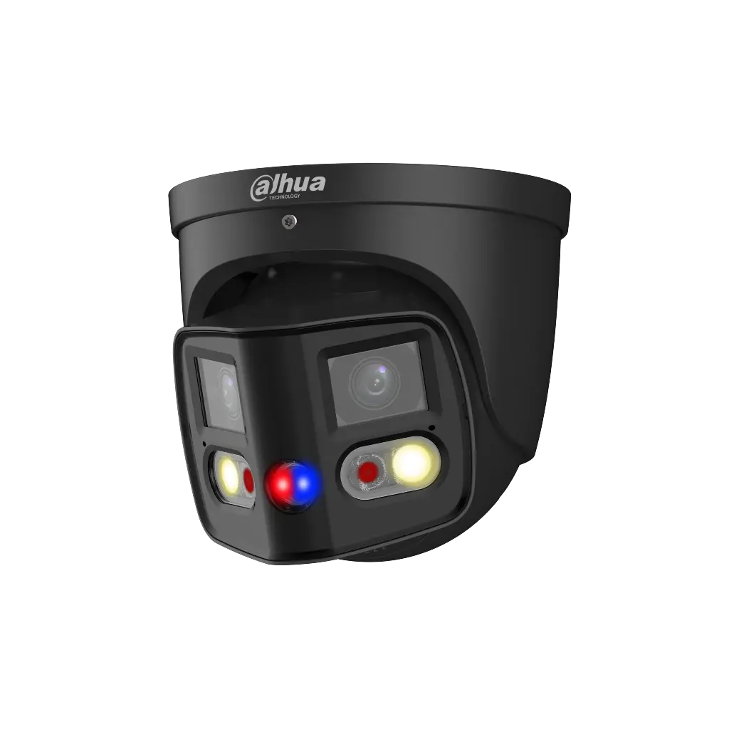 CAMERA TIOC DOME IP 8MP 180° , Vue panoramique, IR 25 M NOIRE DAHUA