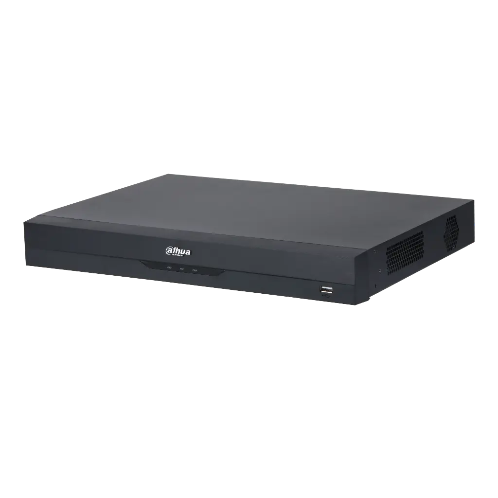 NVR 16 VOIES JUSQU'A 12MP SANS POE, SUPPORTE 2 HDD, 448 Mb/s DAHUA