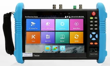 TESTEUR POUR CAMERA ANALOGIQUE / IP/HDCVI/AHD/HDTVI 4K et 8K TACTIL 