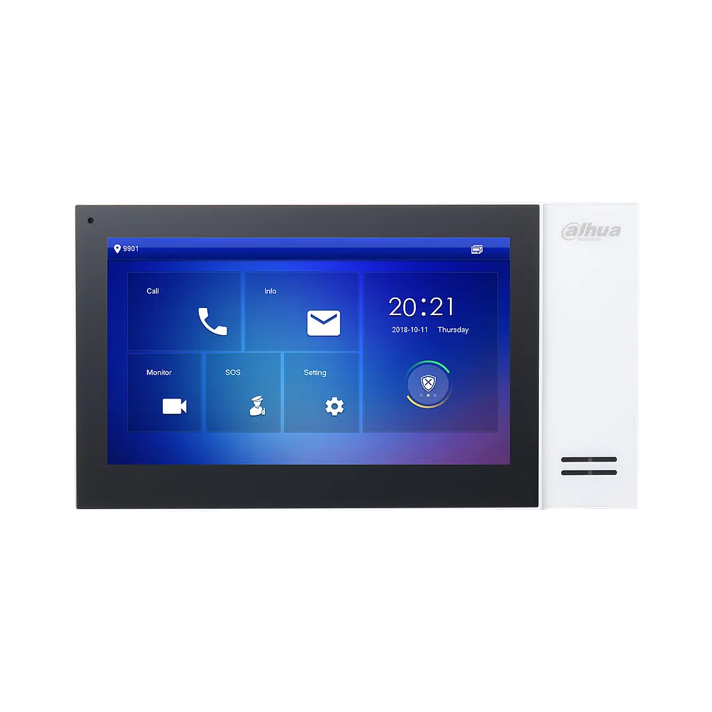 ECRAN TFT 7"  COULEUR IP POE BLANC  DAHUA