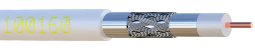 [ELB17VATCX500] CABLE COAXIAL Ø 6,8 mm 17VATC cl A - 3 GHz BLANC - (touret 500 m) ELBAC
