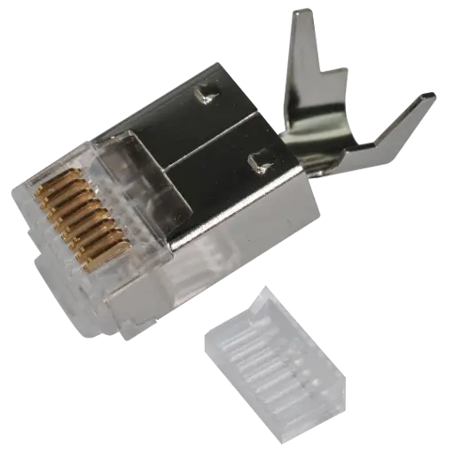 [ELB940436] PLUG RJ45 1x8c FTP CAT6  METAL+ PEIGNE  Ø1.0/6 (940436-K5) ELBAC