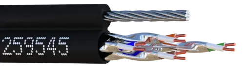 [ELB259545-W1] CABLE U/FTP CAT 6A EXTERIEUR AUTOPORTE 100M ELBAC