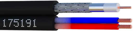 [ELBIDEF-80+2X1.5] CABLE iDEFINITION 80 - HD SDI + 2 X 1.5 mm²  DEVIDOIR 150 m (175191) ELBAC