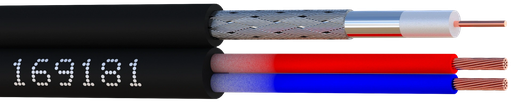 [ELBIDF-61+2X0.75] CABLE iDEFINITION 61 - HD SDI + 2 X 0.75 mm²  DEVIDOIR 200 m ELBAC